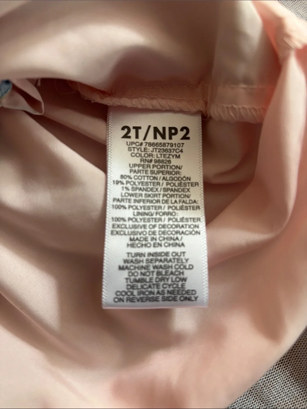 2T Jordache Denim Overalls Dress - Picture 12 of 12